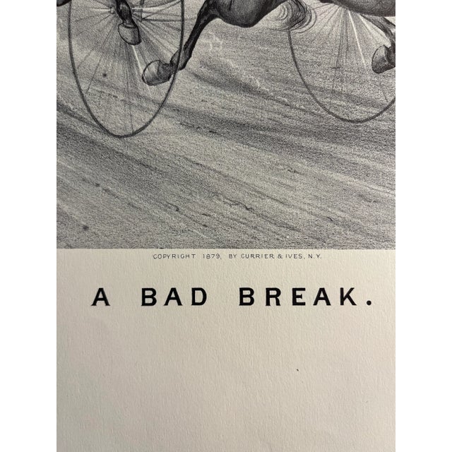 American 1879 Currier & Ives Horse Race Print For Sale - Image 3 of 7