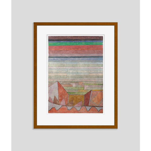 Glance Into The Fruiting Land Paul Klee. Blick in das Fruchtland, 1932. Gemälde, Öl auf Karton. Frankfurt a. M., Städel...