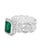 2.0 Carat Emerald Cut Colombian Emerald and Diamond Designer Doris Panos's Ring For Sale - Image 17 of 18