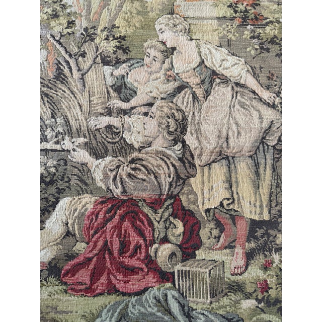 French 1960s Stunning Original Framed Tapestry For Sale - Image 3 of 3