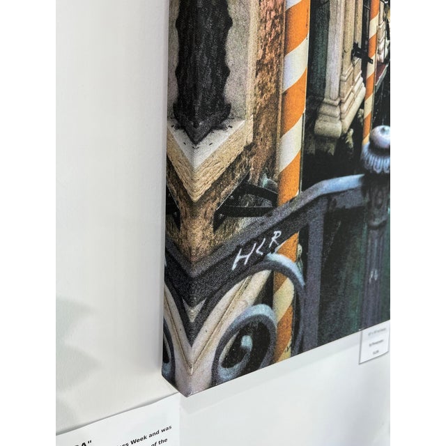 Contemporary “Venetian Canal” Photo on Canvas For Sale - Image 3 of 3