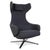 Set of Grand Repos Lounge Chair and Ottoman in Grey Fabric by Antonio Citterio for Vitra For Sale - Image 6 of 18