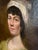 1820s English School Portrait of a Young Woman, Oil on Canvas For Sale In New Orleans - Image 6 of 12