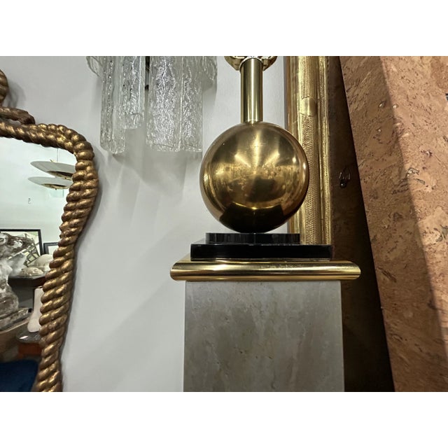 1970s Large Pair of Modernist Table Lamps For Sale - Image 5 of 10