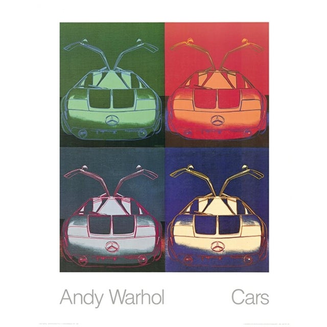 This vibrant art print by Andy Warhol features the futuristic Mercedes-Benz C111, originally created in 1970. Presented in...