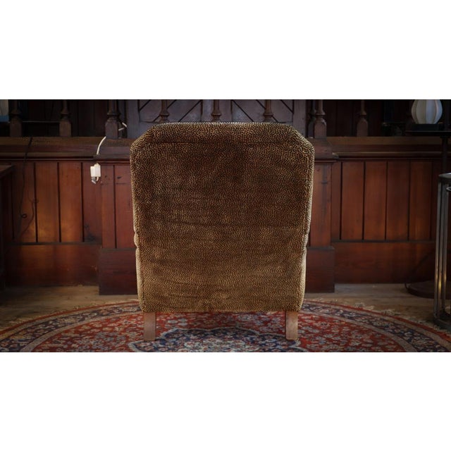 Set of Lounge Chair and Ottoman in Velvet, 2010s For Sale - Image 10 of 18