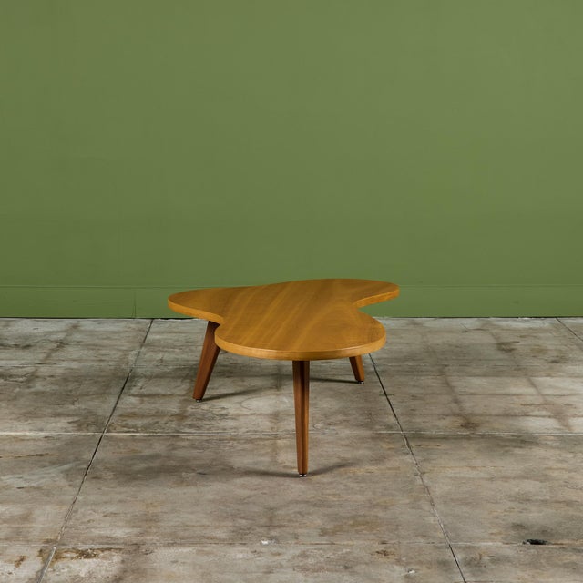 Wood Amoeba Coffee Table by John Widdicomb For Sale - Image 7 of 17