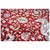 Vintage Kashmiri Tabriz Silk 9x12 Red, Ivory & Light Blue Handmade Area Rug #1144057 For Sale - Image 13 of 15