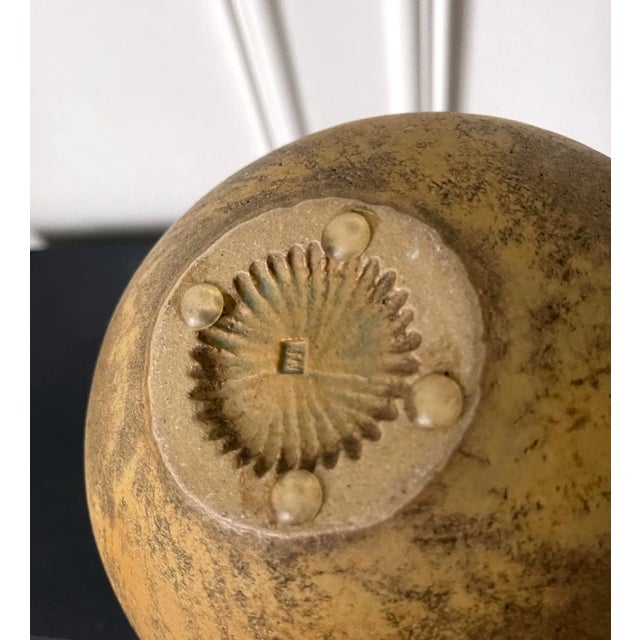 Late 20th Century Ceramic Vase Vessel by British Studio Potter John Ward For Sale In Atlanta - Image 6 of 13