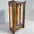 Metal Art Deco Display Cabinet in Oak and Glass Cabinet with Geometric Motif, 1930s For Sale - Image 7 of 7