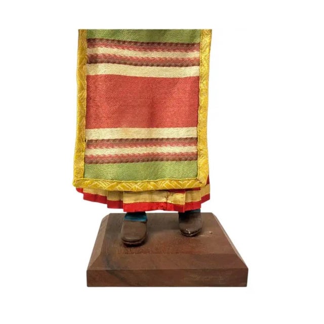 Brown 18th Century Neapolitan Crèche Figure, Polychromed Terracotta, Italy For Sale - Image 8 of 11