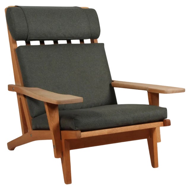 Model GE-375 Lounge Chair attributed to Hans J. Wegner for Getama, 1960s For Sale