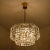 Gold-Plated Crystal Glass Chandeliers for Interna, 1960, Set of 4 For Sale - Image 12 of 18