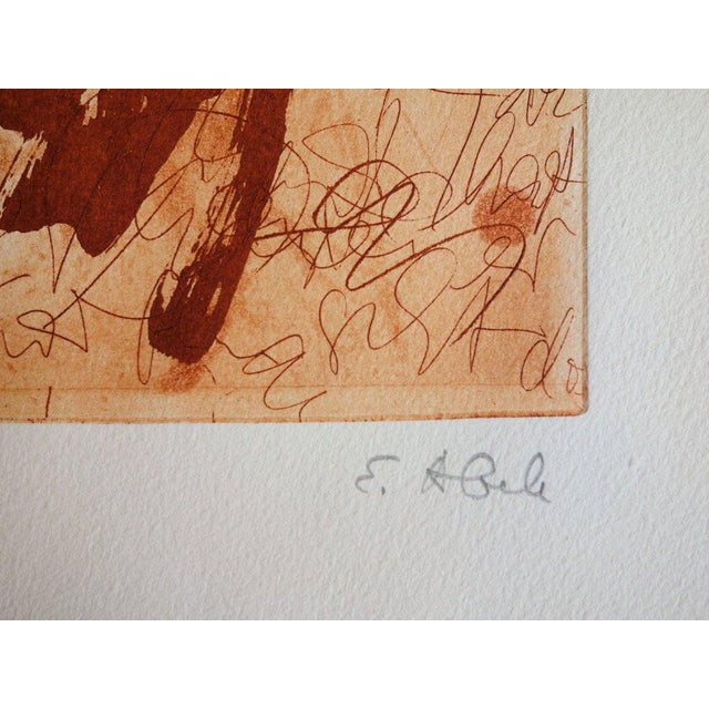 E. Abele, Abstract Composition, Engraving For Sale - Image 5 of 6
