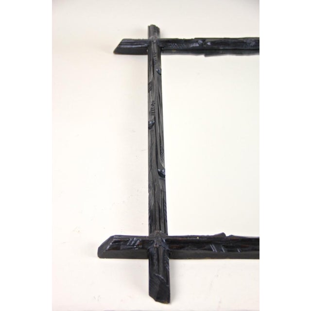 Austrian Black Forest Basswood Wall Mirror, 1880s For Sale - Image 11 of 16
