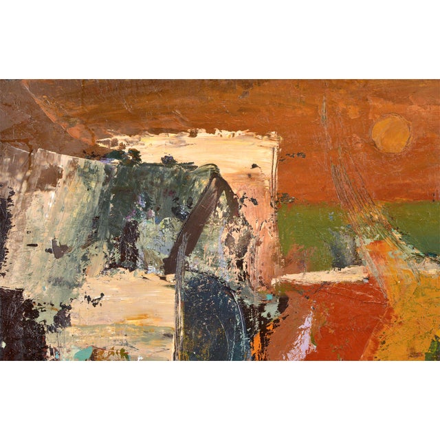 Aleksandr Rodin, City, 1980s, Oil on Canvas, in Good conditions. Designed 1980 to 1989 I have official proof of...