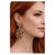 Late 20th Century Bochic “Orient” Vintage Citrine & Amethyst Earrings Set 18K Gold & Silver For Sale - Image 5 of 14