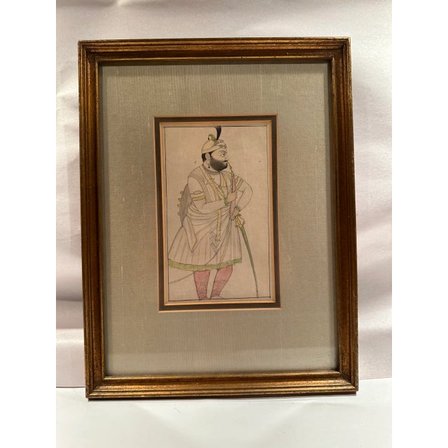 This listing is for an Indian Mughal portrait painting. This piece dates to the late 18th - early 19th century. The...