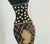 1960s Gorgeous Mackenzie Childs Style 4 Chairs Black Lacquer TigerBrocade For Sale - Image 5 of 11