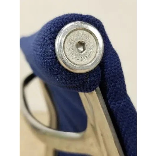 Navy Blue 50th Anniversary Edition Herman Miller Aluminum Group Management Chair For Sale - Image 8 of 12