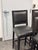 2010s Buying & Design Italian Black Leather Barstools, Set of Three For Sale - Image 5 of 12
