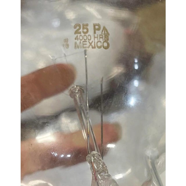 Modern Modern Chrome Sputnik Style Bubble Glass Globe Lamps Att. To Tsao Designs, Pair For Sale - Image 3 of 6