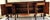 Large Walnut Buffet with Carved Legs and Royal Rouge Griotte Marble Top, 19th Century For Sale - Image 9 of 18