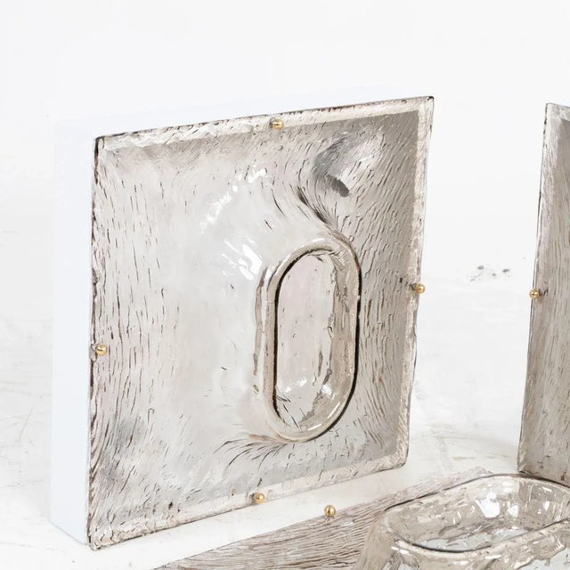 White Mid-Century Italian Sconce by Toni Zuccheri for Venini, 1960s For Sale - Image 8 of 9