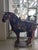 Vintage Hand-Painted Carousel Horse Statue on Base For Sale - Image 4 of 4