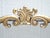 Gold Vintage French Country Metal & Mesh Gold Fireplace Screen For Sale - Image 8 of 15