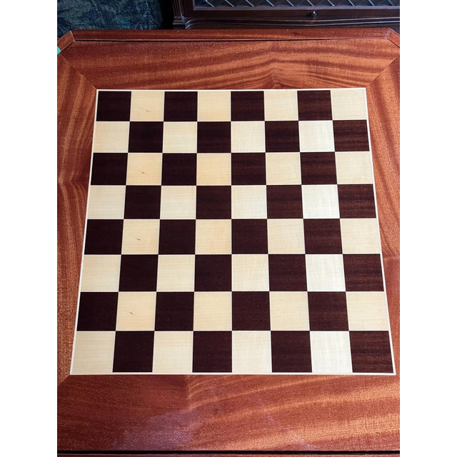 Mid-Century Italian Marquetry Multi-Game Table in Walnut and Mahogany, 1960s For Sale - Image 10 of 18