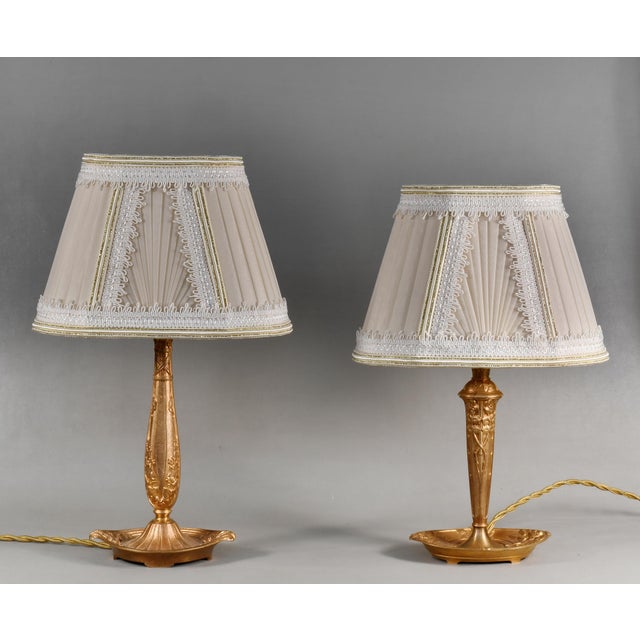 French Art Deco Table Lamp by Cherrier & Besnus 1920s France For Sale - Image 13 of 13
