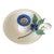 New England Blueberry Relief Studio Pottery Candleholder For Sale