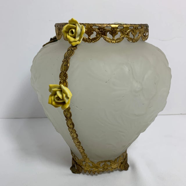 1960s Vintage Smoked Vase For Sale - Image 5 of 9