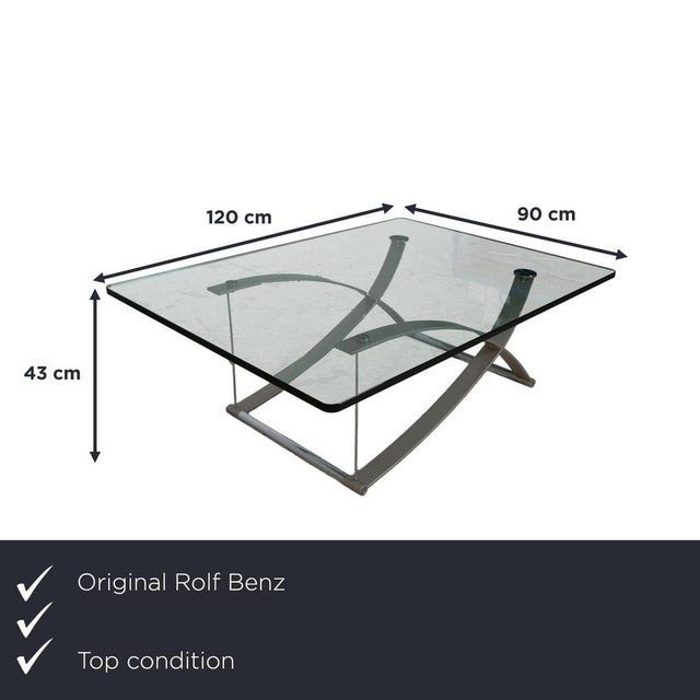 with the Rolf Benz 1150, you're bringing a coffee table from the renowned German manufacturer into your living room, one...