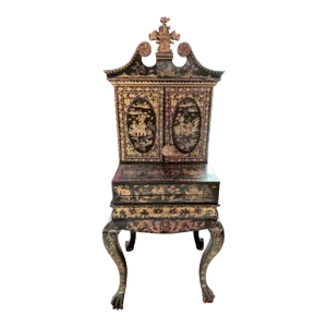 Antique English Chinoiserie Ladies Writing Desk