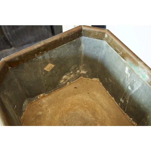 Art Deco Iron Pedestal Planter For Sale - Image 11 of 13