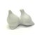 White Eclectic White Ceramic Bird Curation - Group of 3 For Sale - Image 8 of 10