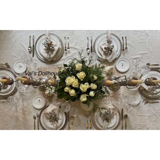 MOS2026Antique Silver Plated Three Arm English Candleabras - A Pair For Sale In Seattle - Image 6 of 18