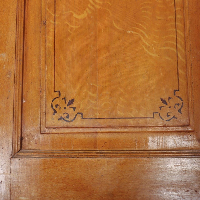 English Painted Linen Cabinet For Sale - Image 6 of 11
