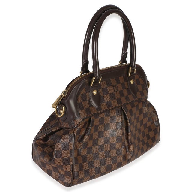 Contemporary Damier Ebene Canvas Trevi PM For Sale - Image 3 of 8