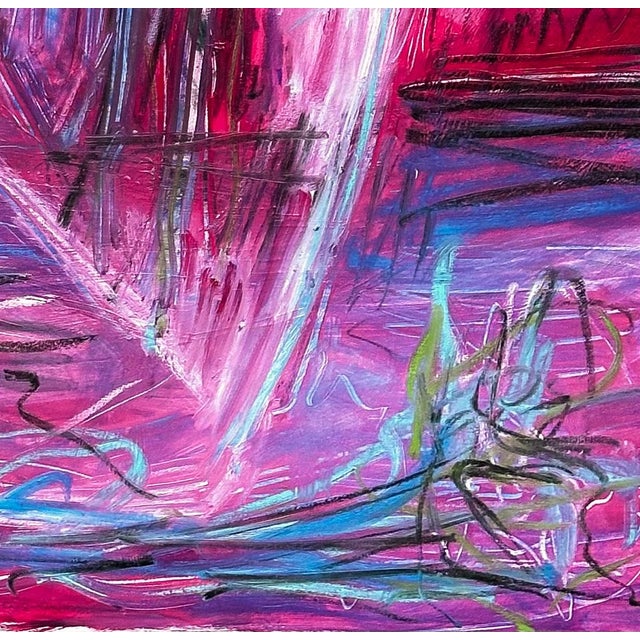 Trixie Pitts Wild Arrangement — 48x48 For Sale - Image 4 of 4