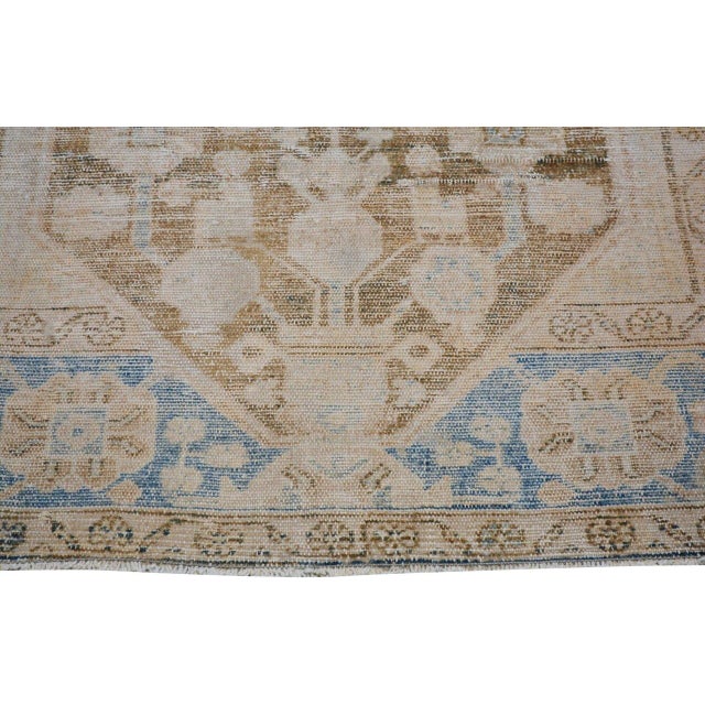 Vintage Turkish Hand Knotted Wool Rug, 3'6''x15'8'' For Sale - Image 4 of 5