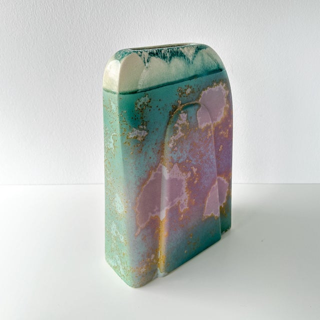 20th Century Tony Evans Raku Vase For Sale - Image 9 of 11