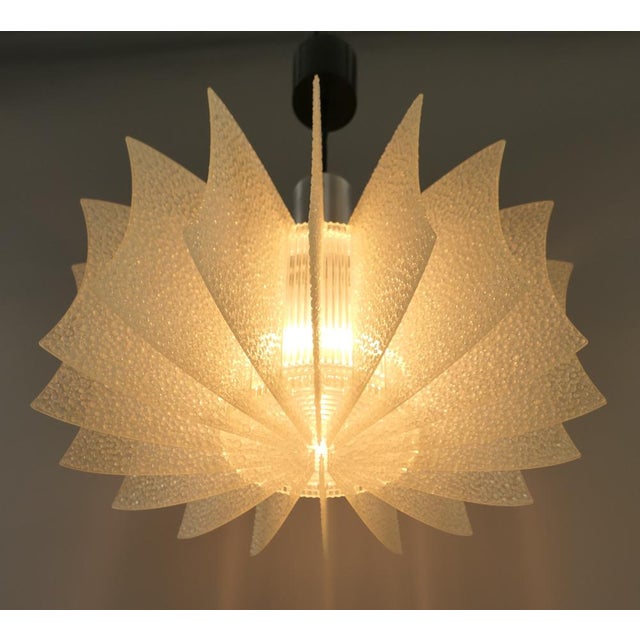 Mid-Century Acrylic Pendant Lamp, Germany, 1960s For Sale - Image 4 of 12