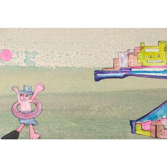 Oil on canvas realized by Lillo Bartoloni in 1981. Hand signed, dated and titled on rear. Very good condition. This piece...