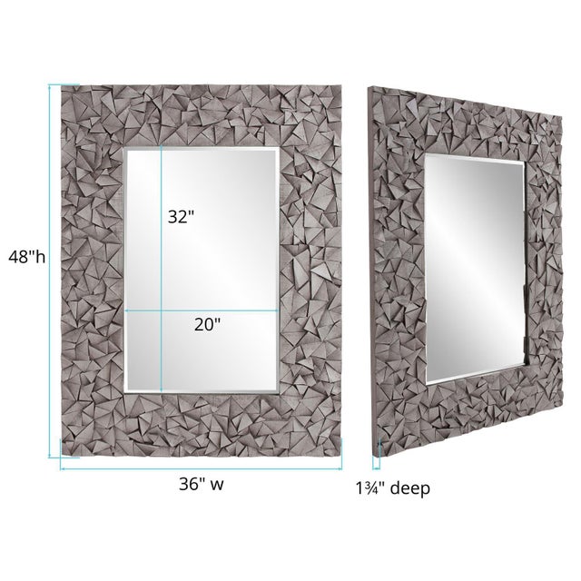 Pablo Rectangular Mirror For Sale In Chicago - Image 6 of 8