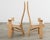 Mid 20th Century McGuire Mackintosh Style Organic Modern Rattan Dining Armchairs For Sale - Image 5 of 12