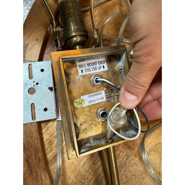 Visual Comfort Primitive Swing Lamps, Pair For Sale - Image 10 of 13