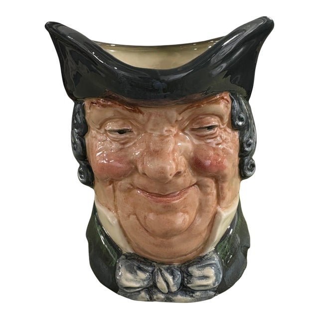Vintage 1958 Royal Doulton Parson Brown Porcelain Toby Character Jug Mug For Sale